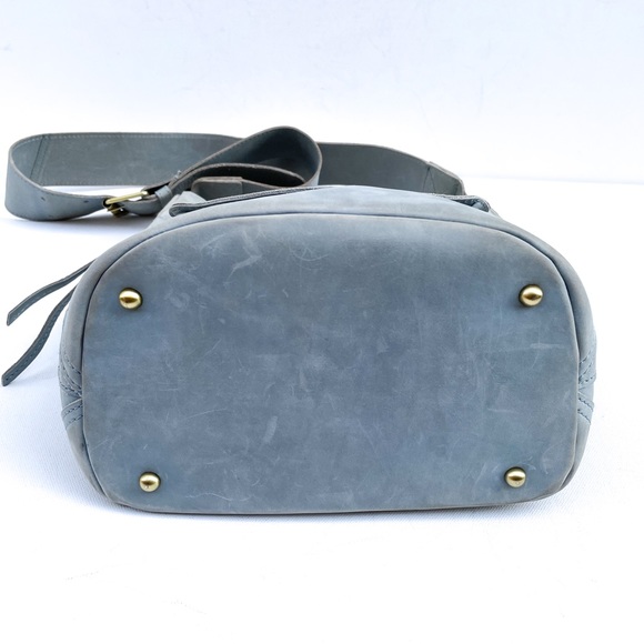 Artisan NY Blue Leather Hobo Bag - Picture 6 of 8
